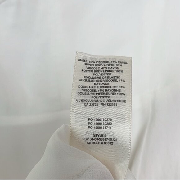 Aritzia Womens 6 Wilfred Sweetheart Bustier Mini White Dress - Picture 9 of 12